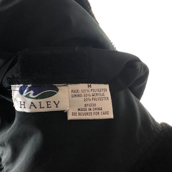 Haley Womens Reversible Vest Medium Black & Brown Animal Print Pockets Outdoors - Picture 7 of 7